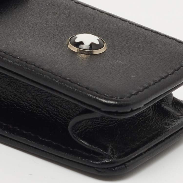 Pre Owned Montblanc Black Leather Meisterstück 1 Pen Pouch