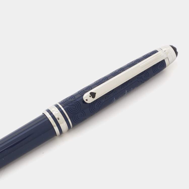 Pre Owned Montblanc Blue Meisterstuck Around The World In 80 Days Classique Ballpoint Pen