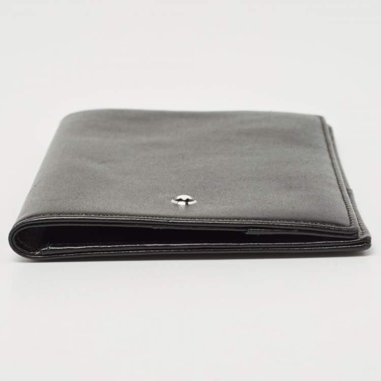 Pre Owned Montblanc Black Leather Meisterstück Passport Holder