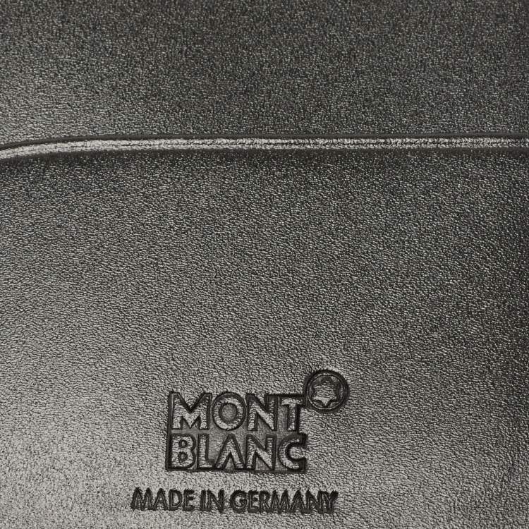 Pre Owned Montblanc Black Leather Meisterstück Passport Holder