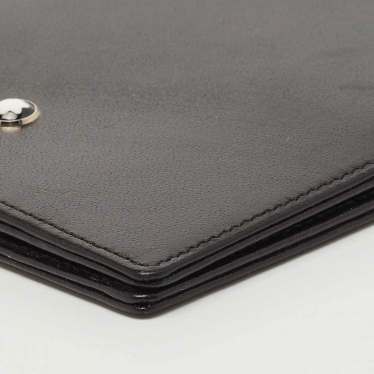 Pre Owned Montblanc Black Leather Meisterstück Passport Holder