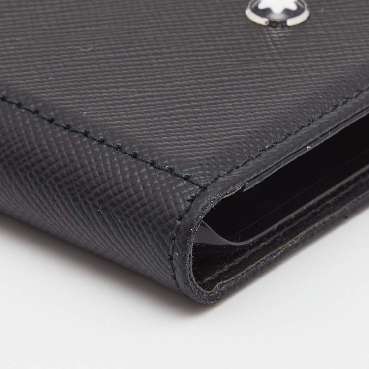 Pre Owned Montblanc Black Leather Sactorial  iPhone 11 Pro Cover