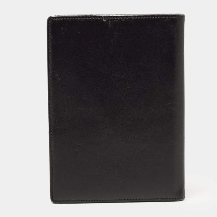 Pre Owned Montblanc Black Leather Meisterstück Passport Holder
