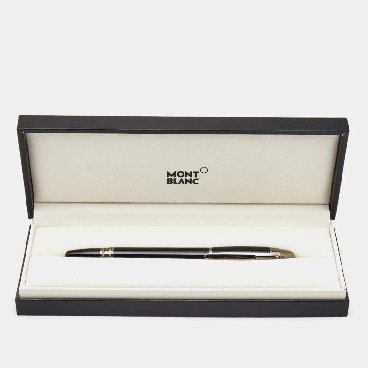 Pre Owned Montblanc StarWalker Black Resin Ruthenium Coated Fineliner Pen