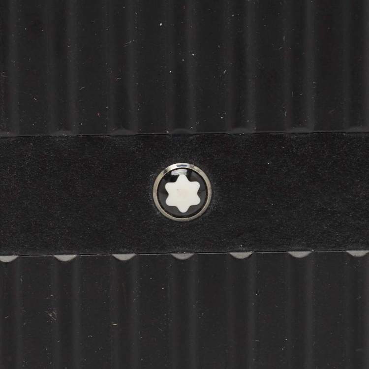 Pre Owned Montblanc Black Sartorial Hard Shell Leather Phone Case IPhone X
