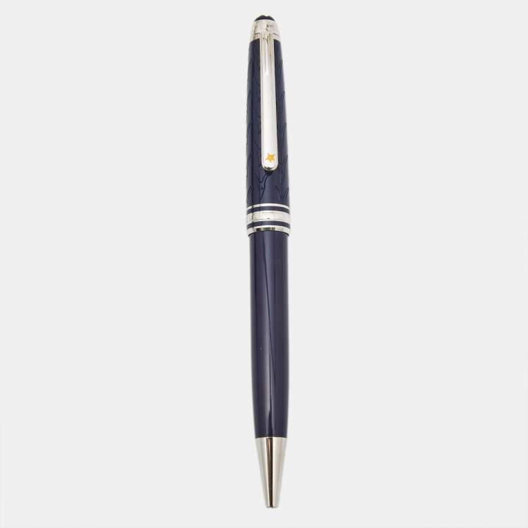 Pre Owned Montblanc Meisterstück Le Petit Prince Classique Blue Resin Ballpoint Pen