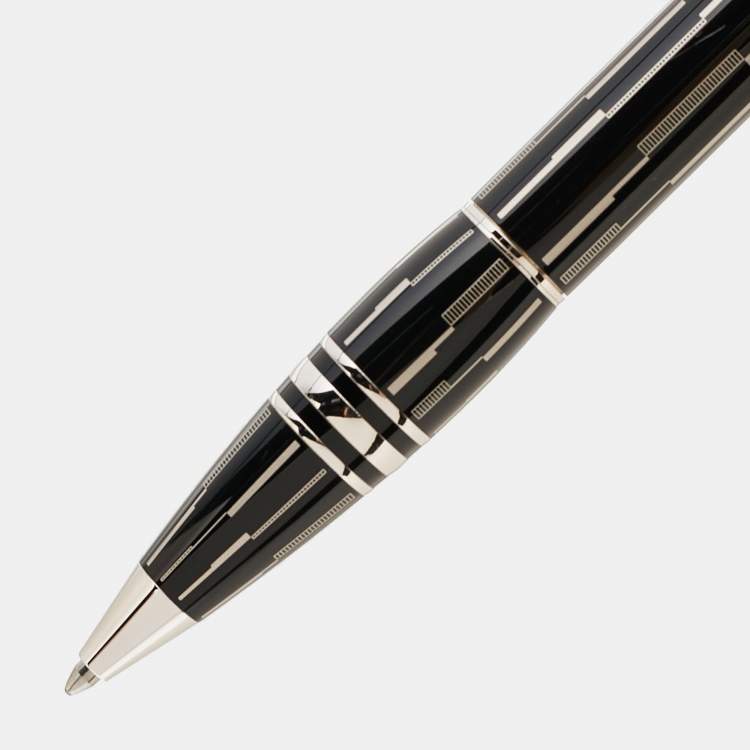 Pre Owned Montblanc StarWalker Lacquer Silver Tone Ballpoint Pen