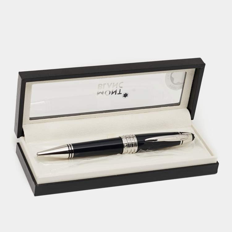 Pre Owned Montblanc John F. Kennedy Special Edition Resin Silver Tone Ballpoint Pen