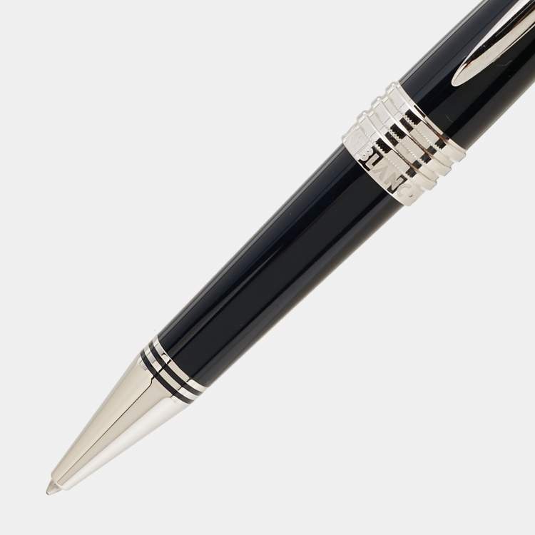 Pre Owned Montblanc John F. Kennedy Special Edition Resin Silver Tone Ballpoint Pen