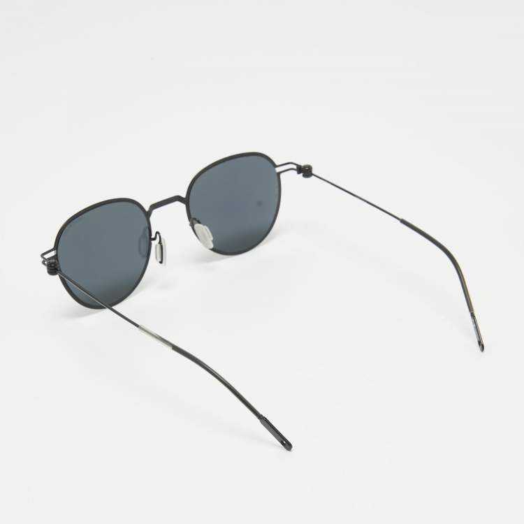 Pre Owned Montblanc Black MB0002S Aviator Sunglasses