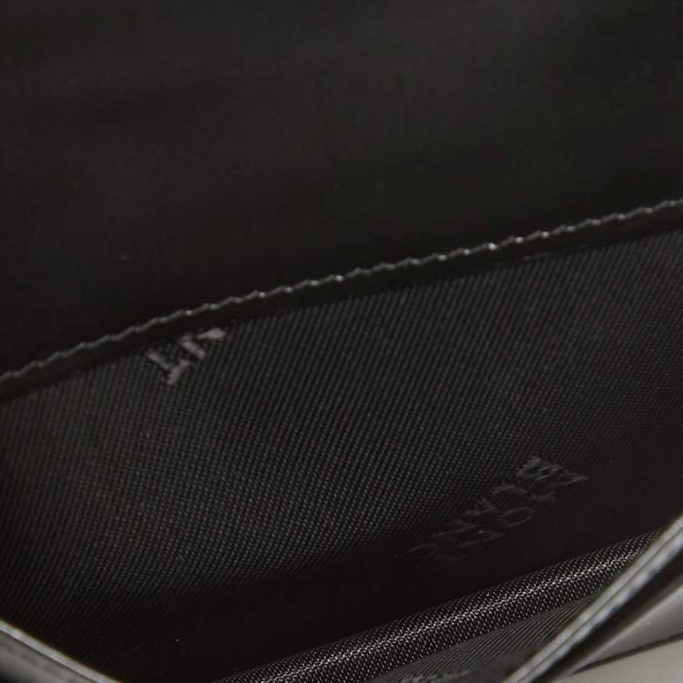 Pre Owned Montblanc Black Leather Meisterstuck Business Card Holder