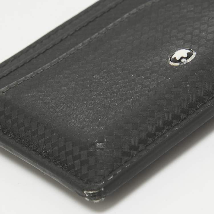 Pre Owned Montblanc Black Leather Extreme 2.0 Card Holder