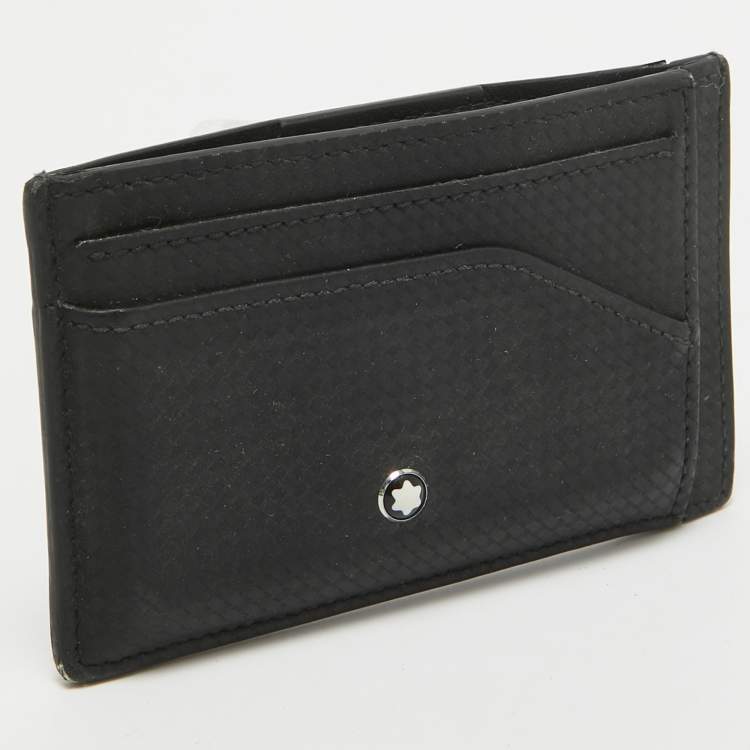 Pre Owned Montblanc Black Leather Extreme 2.0 Card Holder