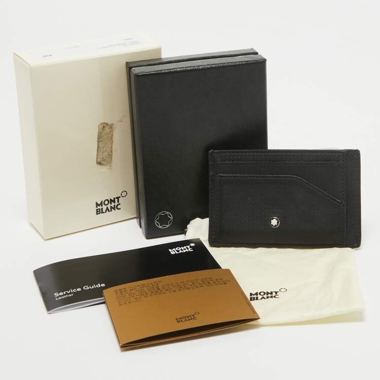 Pre Owned Montblanc Black Leather Extreme 2.0 Card Holder