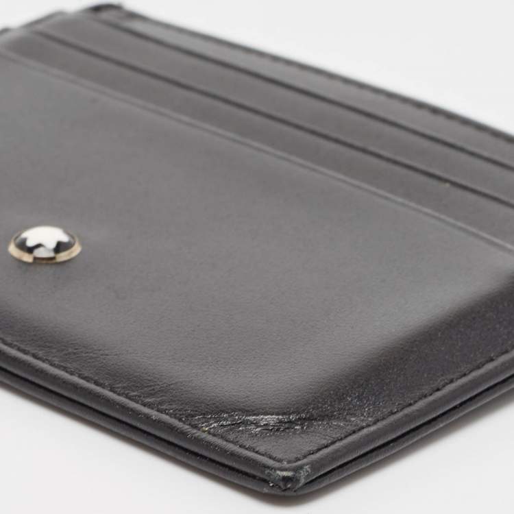 Pre Owned Montblanc Black Meisterstuck Card Holder