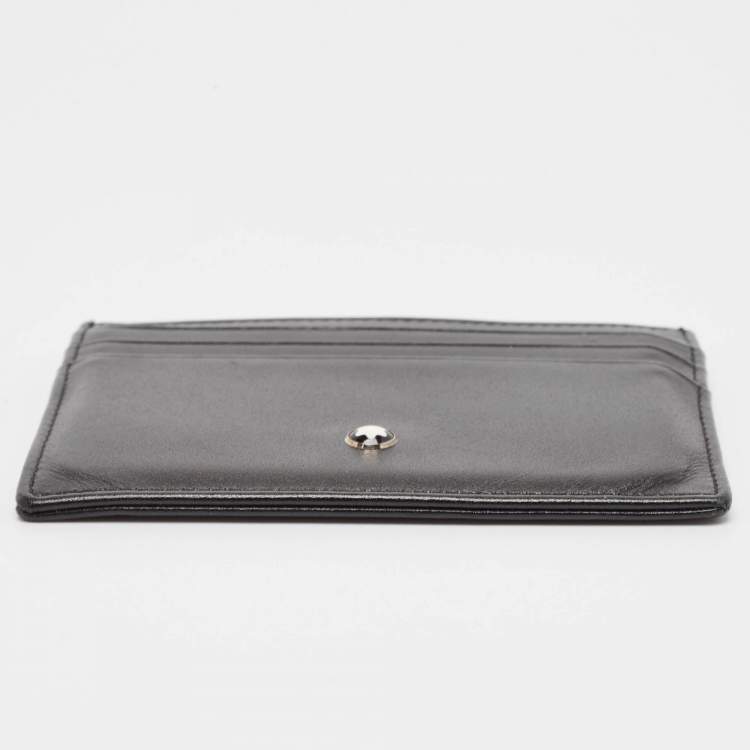 Pre Owned Montblanc Black Meisterstuck Card Holder