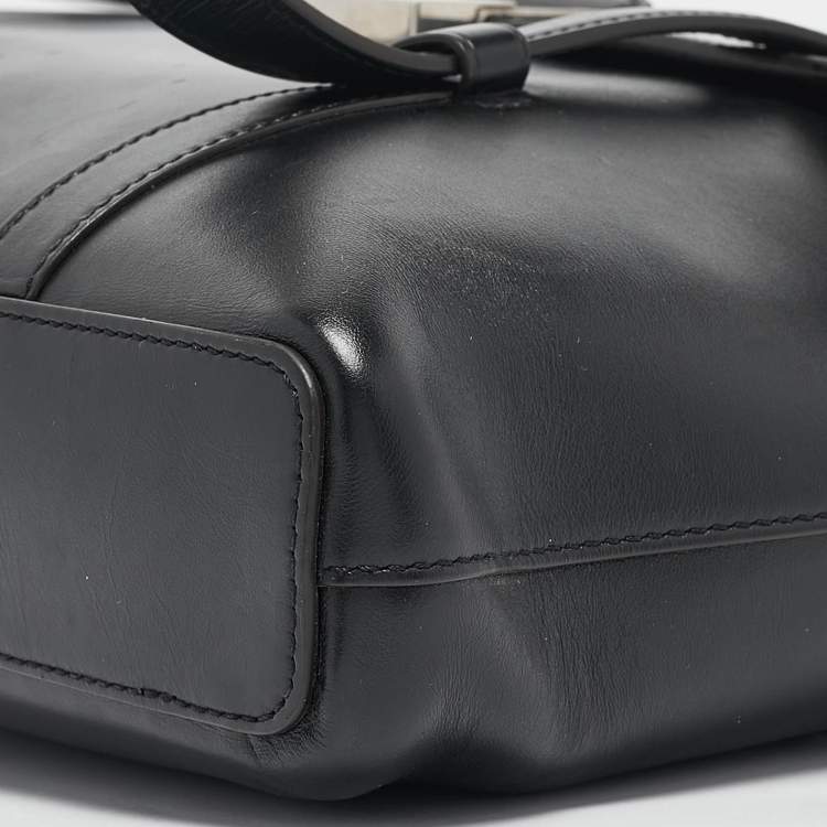 Pre Owned Montblanc Black Leather Meisterstück Neo Briefcase Bag