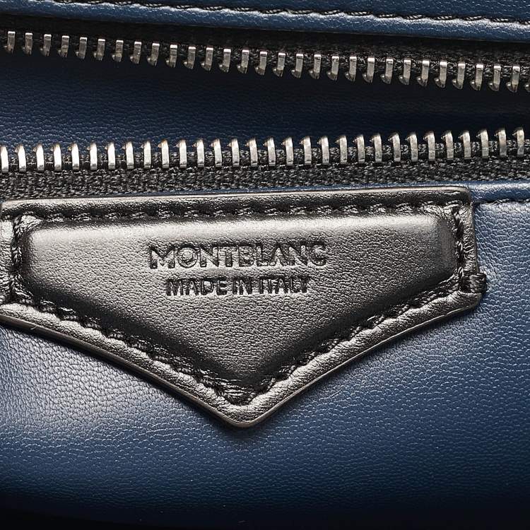 Pre Owned Montblanc Black Leather Meisterstück Neo Briefcase Bag