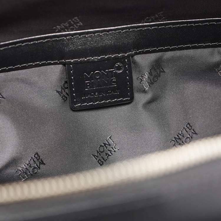 Pre Owned Montblanc Black Leather Meisterstuck Briefcase