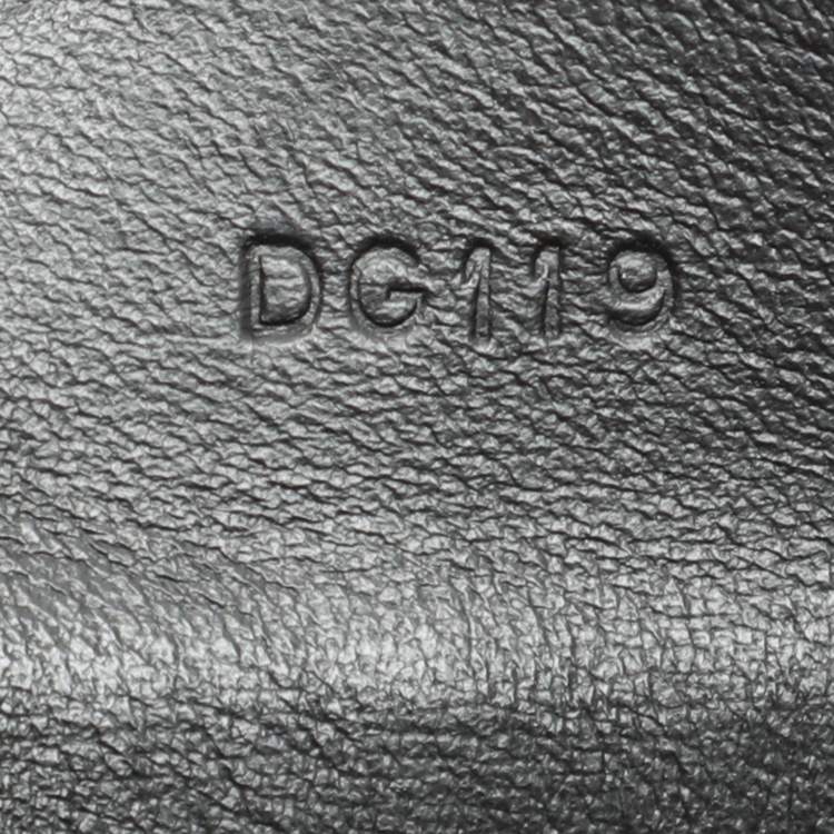 Pre Owned Montblanc Black Leather Meisterstück Urban Laptop Bag