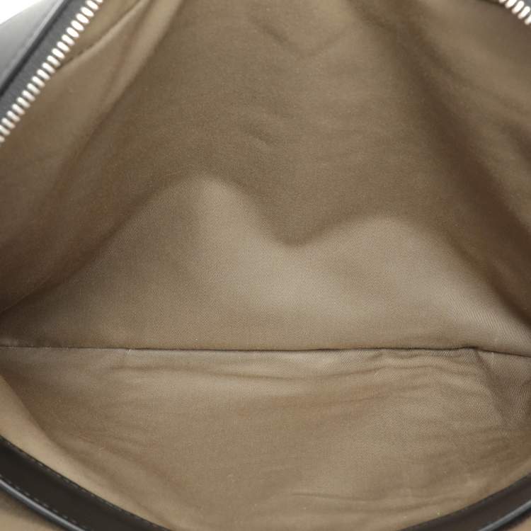 Pre Owned Montblanc Black Leather Meisterstück Urban Laptop Bag