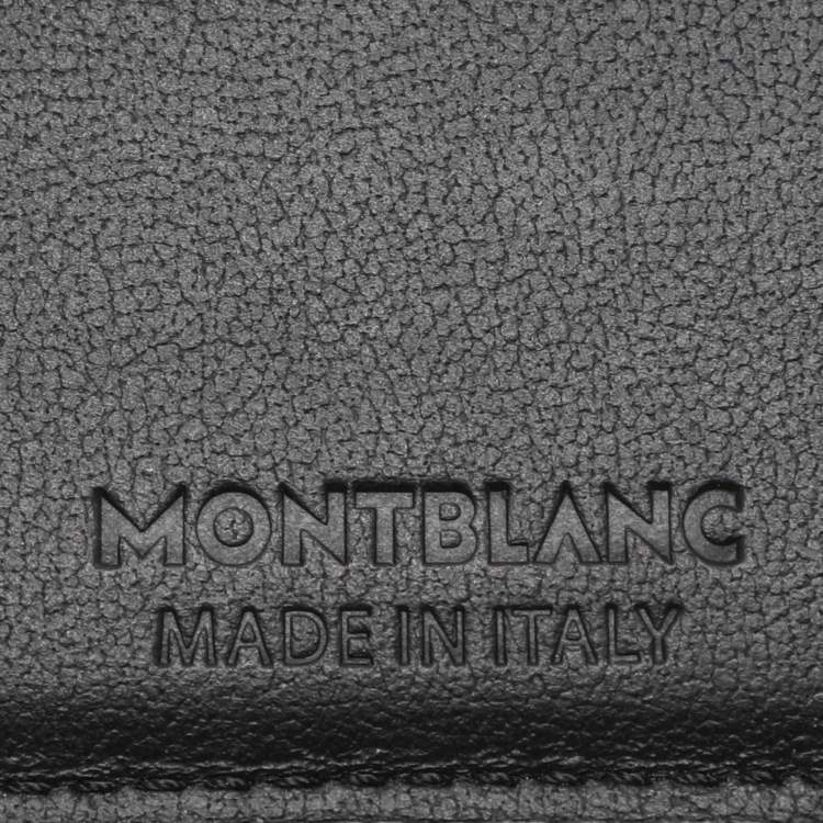 Pre Owned Montblanc Black Leather Meisterstuck Card Holder