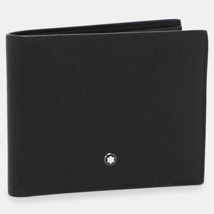 Pre Owned Montblanc Black Leather Meisterstuck Bifold Wallet