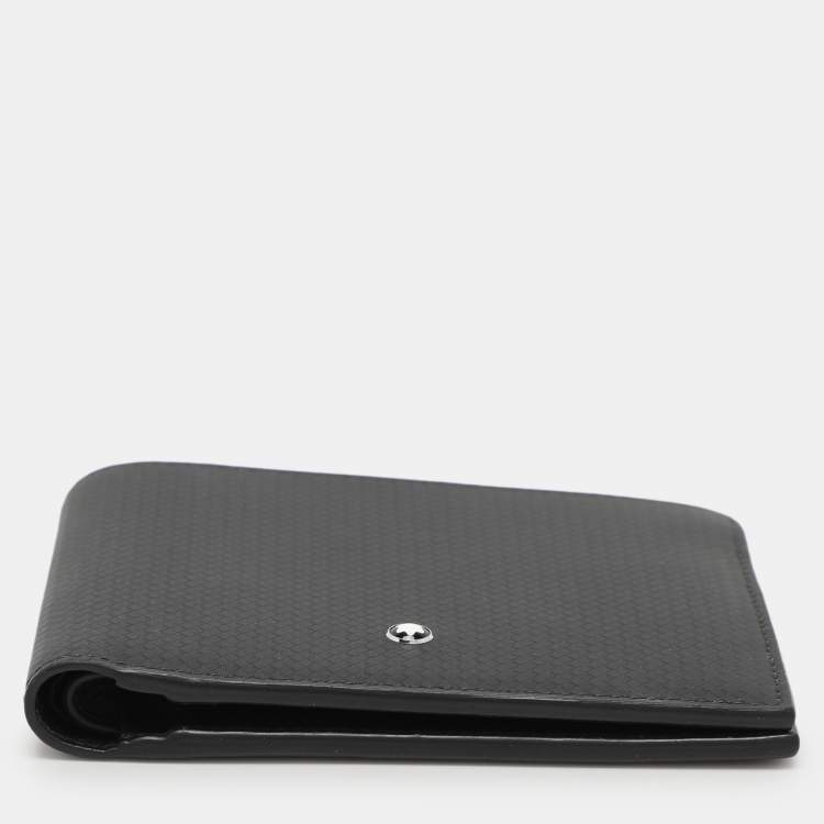 Pre Owned Montblanc Black Leather Meisterstuck Bifold Wallet