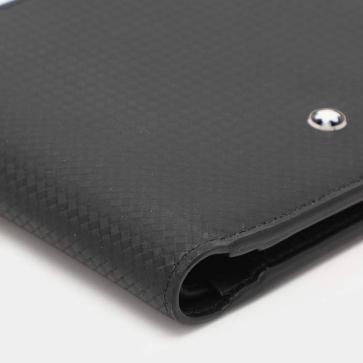 Pre Owned Montblanc Black Leather Meisterstuck Bifold Wallet