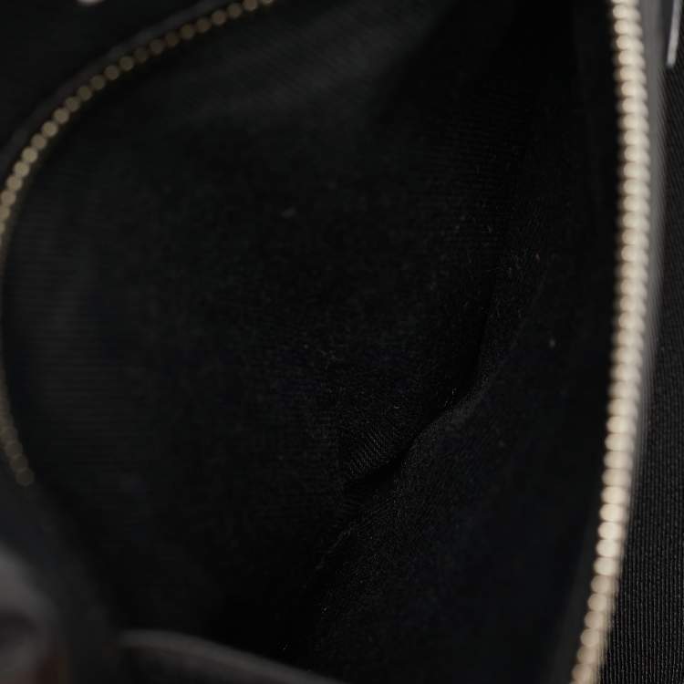 Pre Owned Montblanc Black Leather Meisterstuck Messenger Bag