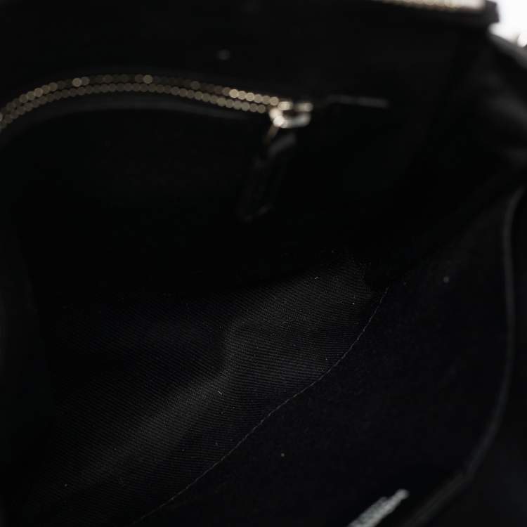 Pre Owned Montblanc Black Leather Meisterstuck Messenger Bag