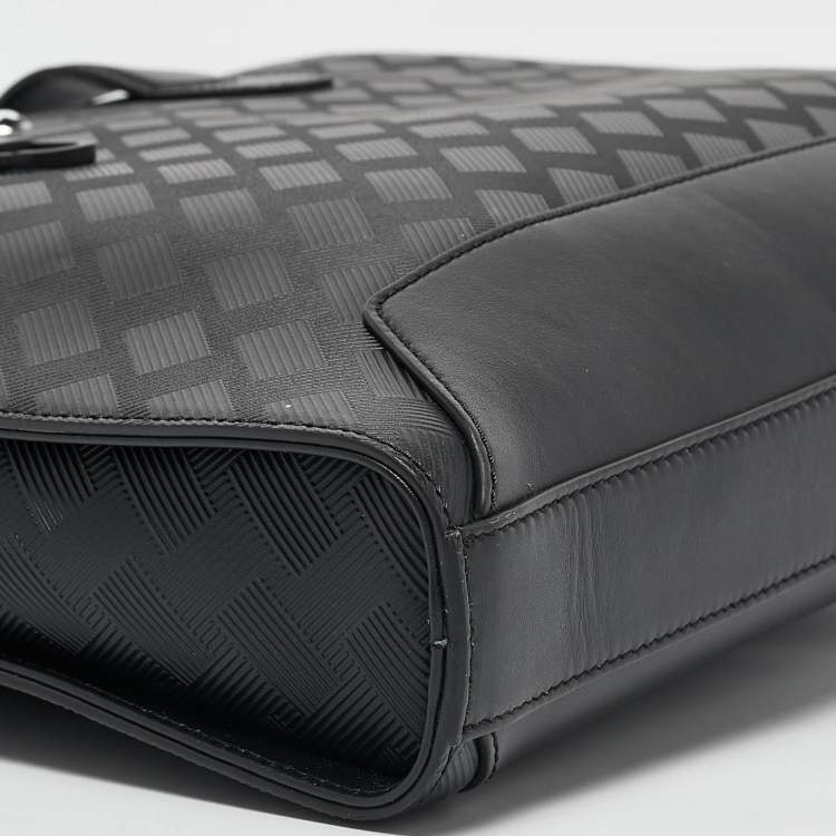 Pre Owned Montblanc Black Textured Leather Extreme 3.0 Document Case