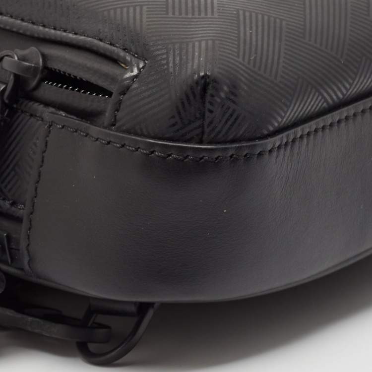 Pre Owned Montblanc x Zidane Black Coated Fabric Extreme 3.0  Pattern Sling Bag