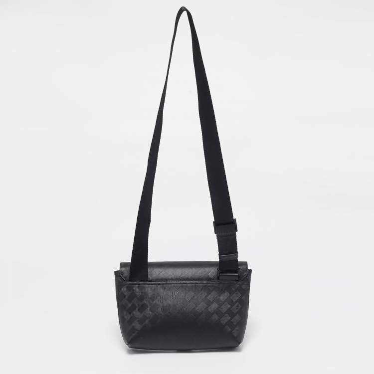 Pre Owned Montblanc Black Leather Extreme 3.0 4810 M Lock Buckle Envelope Crossbody Bag