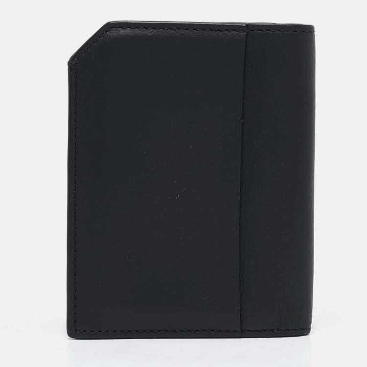 Pre Owned Montblanc Black Leather Meisterstuck Bifold Wallet