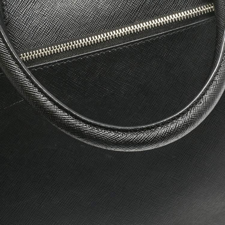Pre Owned Montblanc Black Leather Sartorial Document Briefcase