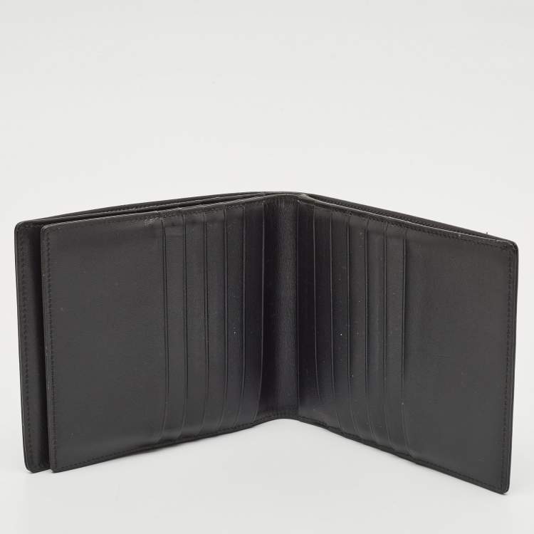 Pre Owned Montblanc Black Leather Meisterstuck 12CC Bifold Wallet