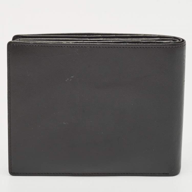 Pre Owned Montblanc Black Leather Meisterstuck 12CC Bifold Wallet