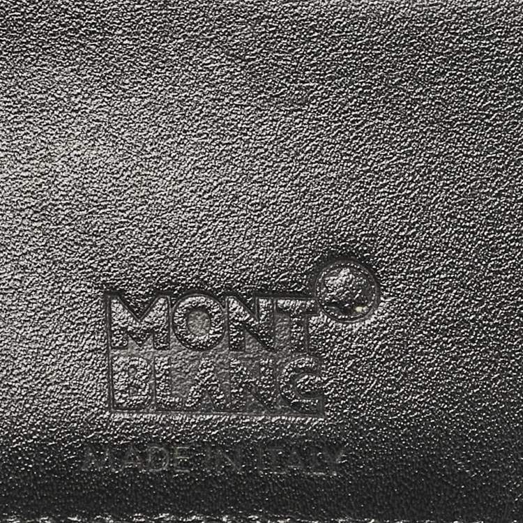 Pre Owned Montblanc Black Leather Meisterstuck 6CC Card Holder