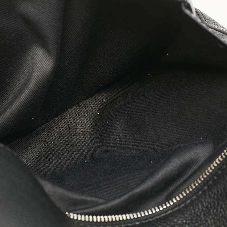 Pre Owned Montblanc Black Leather Meisterstuck Backpack