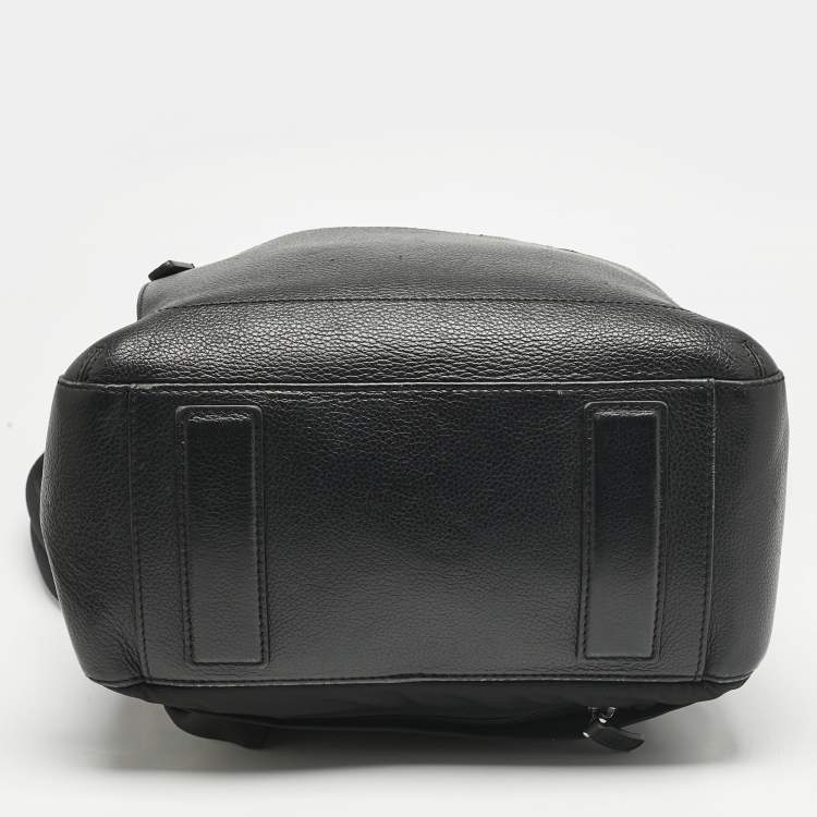Pre Owned Montblanc Black Leather Meisterstuck Backpack