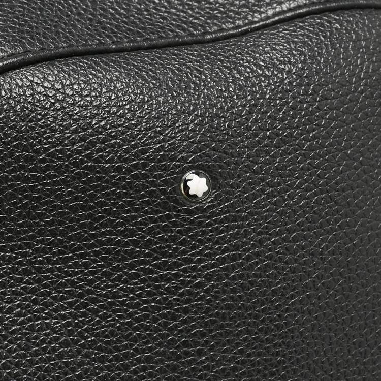 Pre Owned Montblanc Black Leather Meisterstuck Backpack