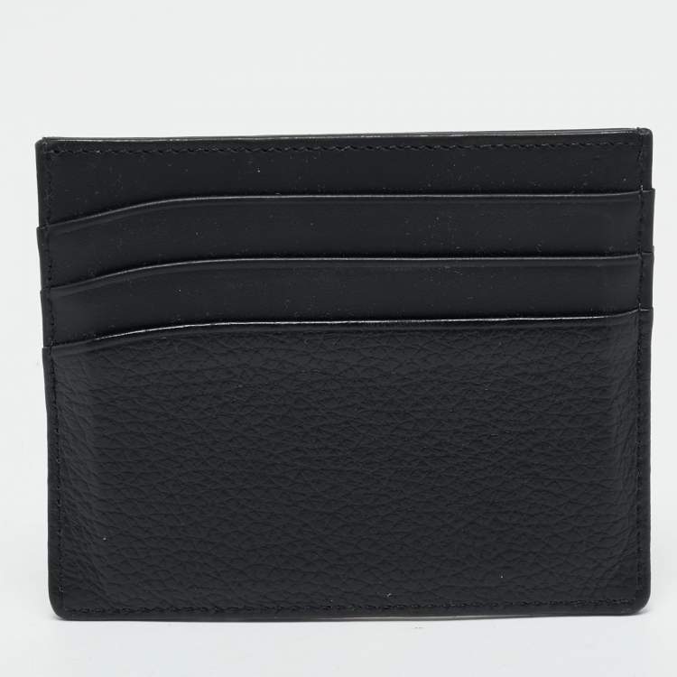 Pre Owned Montblanc Black Leather Meisterstuck Card Holder