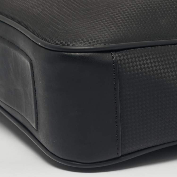 Pre Owned Montblanc Black Leather Meisterstück Urban Briefcase