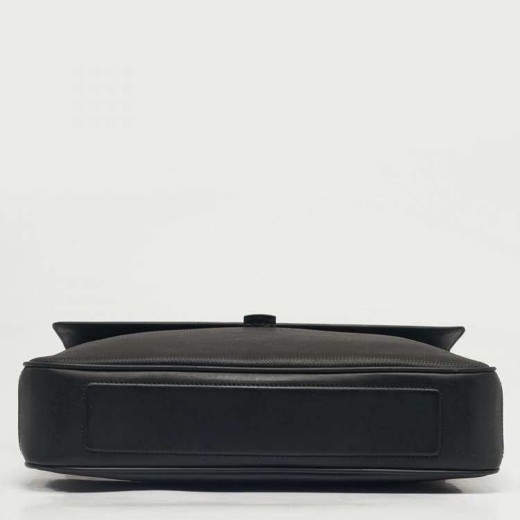 Pre Owned Montblanc Black Leather Meisterstück Urban Briefcase