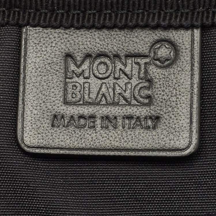 Pre Owned Montblanc Black Leather Extreme 2.0 Belt Bag