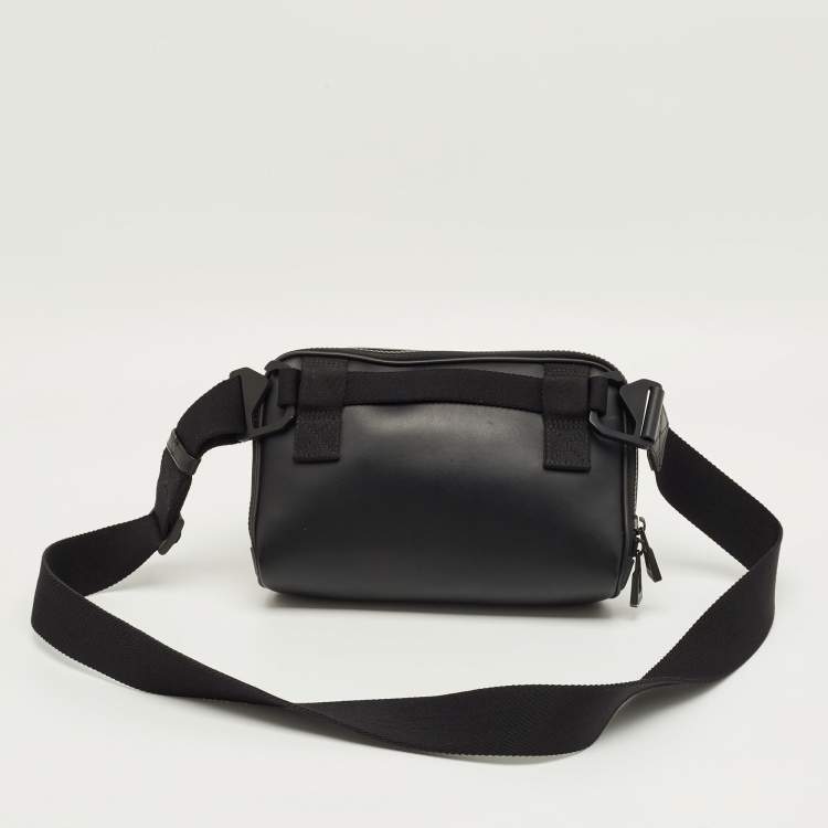 Pre Owned Montblanc Black Leather Extreme 2.0 Belt Bag