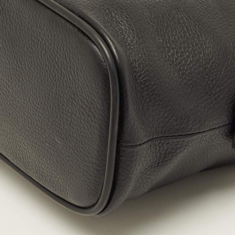 Pre Owned Montblanc Black Leather Meisterstuck Toiletry Pouch