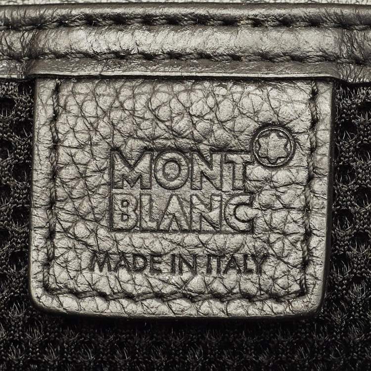 Pre Owned Montblanc Black Leather Meisterstuck Toiletry Pouch