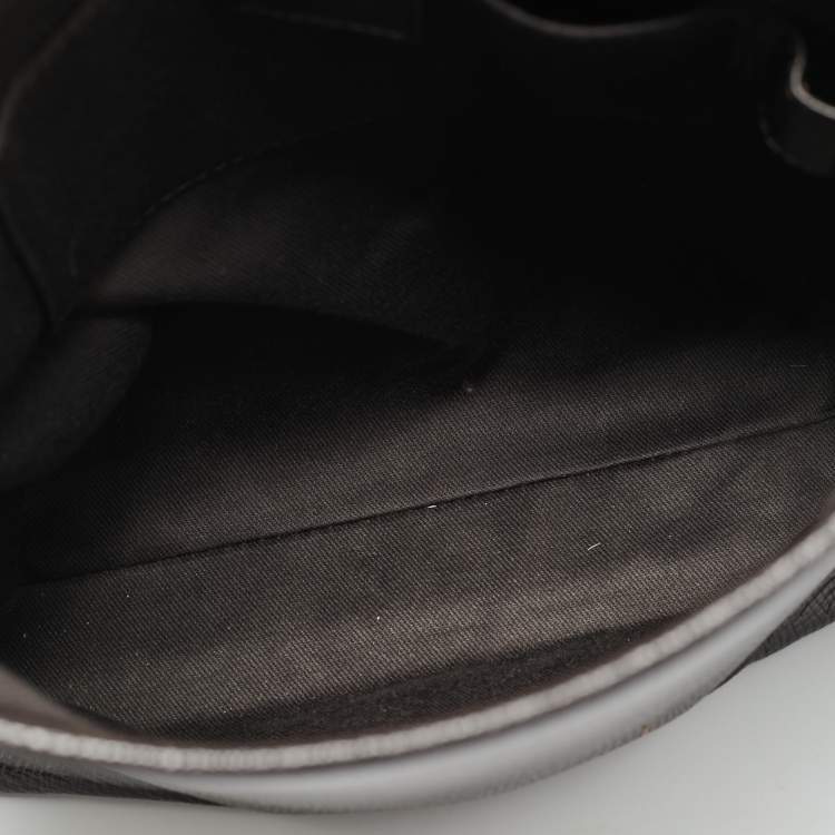 Pre Owned Montblanc Dark Brown Leather Meisterstuck North South Messenger Bag